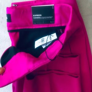 EXPRESS Neon Berry pants